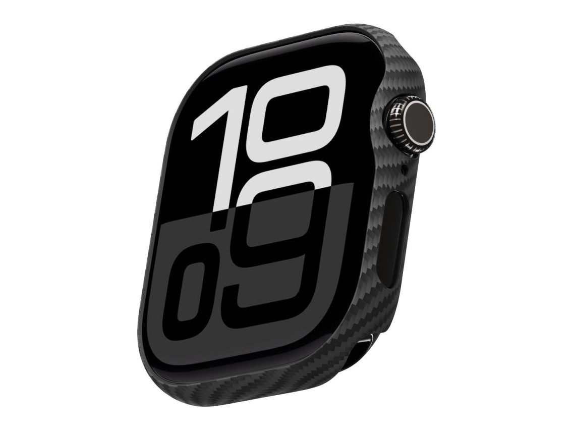 Funda PITAKA Air para Apple Watch 10/11 (42 mm) negra y gris