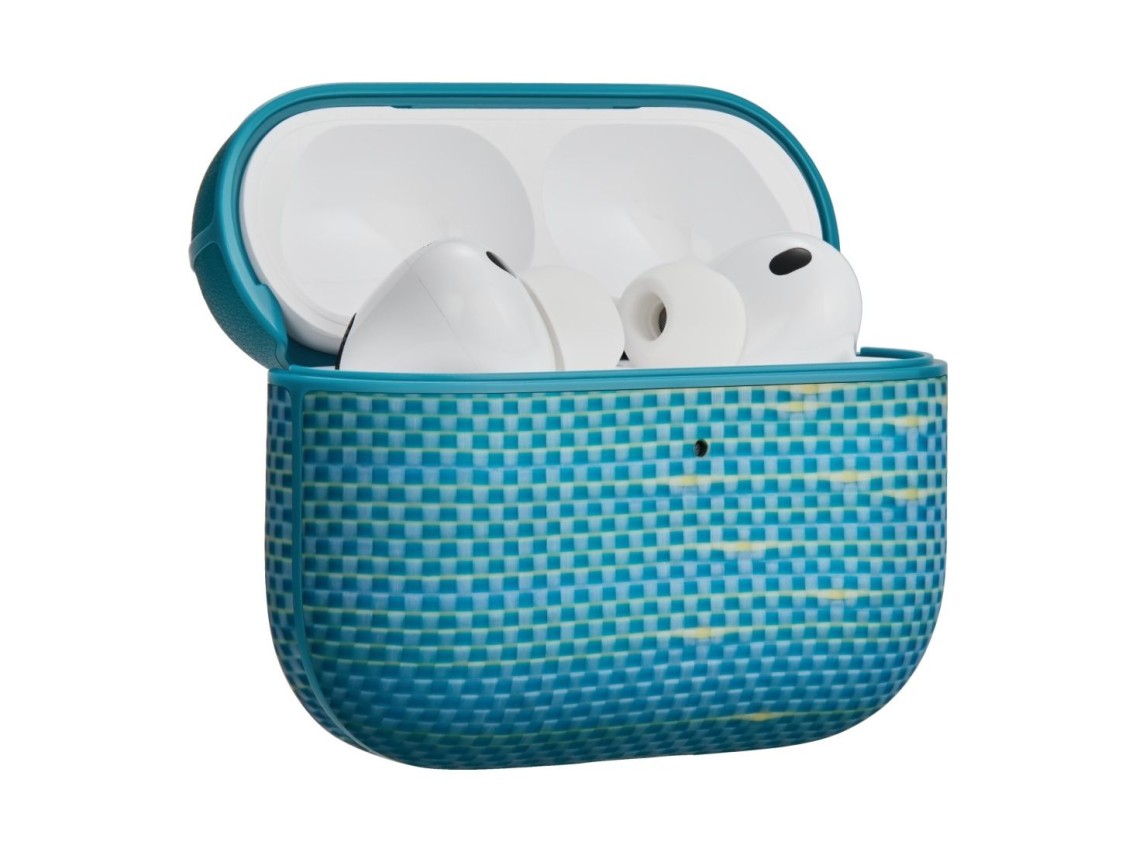 Case PITAKA Aramid Fiber for AirPods Pro 3 lucid blue