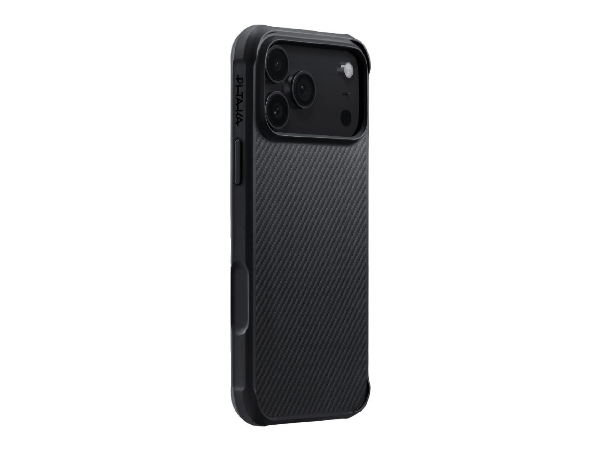 Capa PITAKA Aramid ProGuard para iPhone 17 Pro preta e cinza