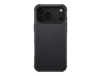 Capa PITAKA Aramid ProGuard para iPhone 17 Pro preta e cinza Capa PITAKA Aramid ProGuard para iPhone 17 Pro preta e cinza