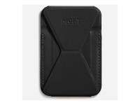 Cartera magnética y soporte para teléfono Moft Movas Snap-On MagSafe negra Cartera magnética y soporte para teléfono Moft Movas Snap-On MagSafe negra