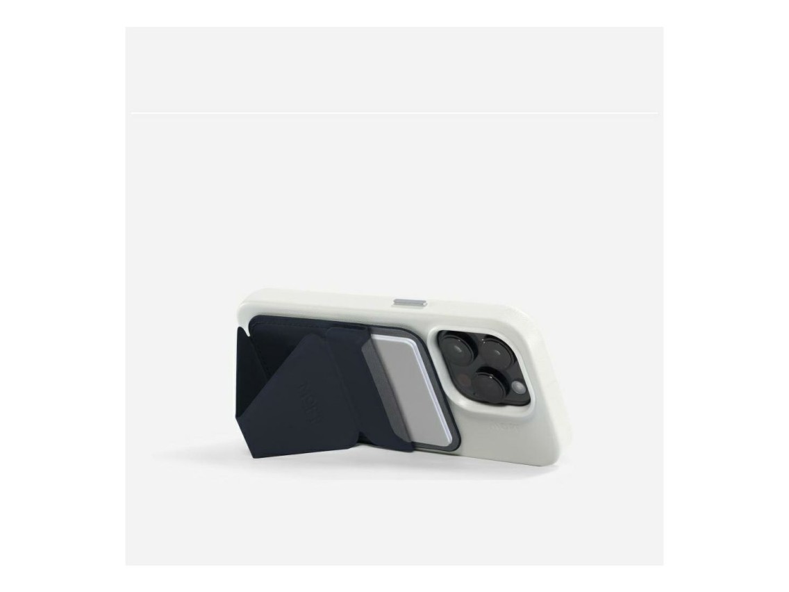 Moft Movas Snap-On MagSafe Magnetic Wallet and Phone Stand navy blue