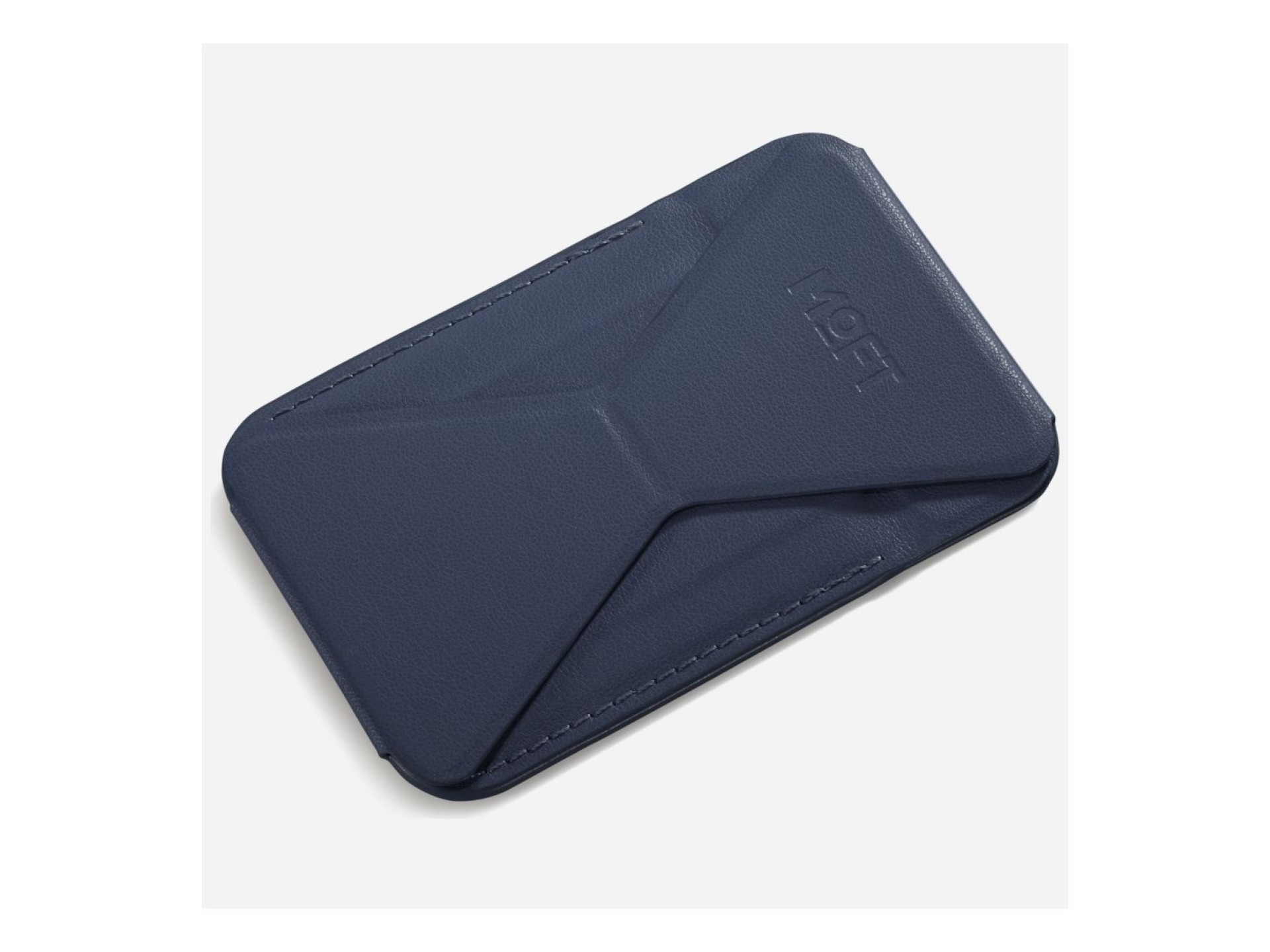 Moft Movas Snap-On MagSafe Magnetic Wallet and Phone Stand navy blue