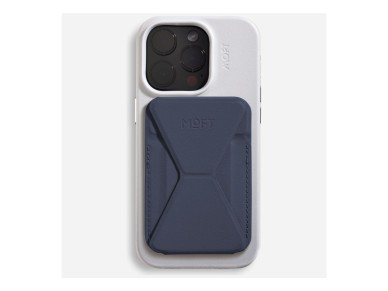 Moft Movas Snap-On MagSafe Magnetic Wallet and Phone Stand navy blue Moft Movas Snap-On MagSafe Magnetic Wallet and Phone Stand navy blue