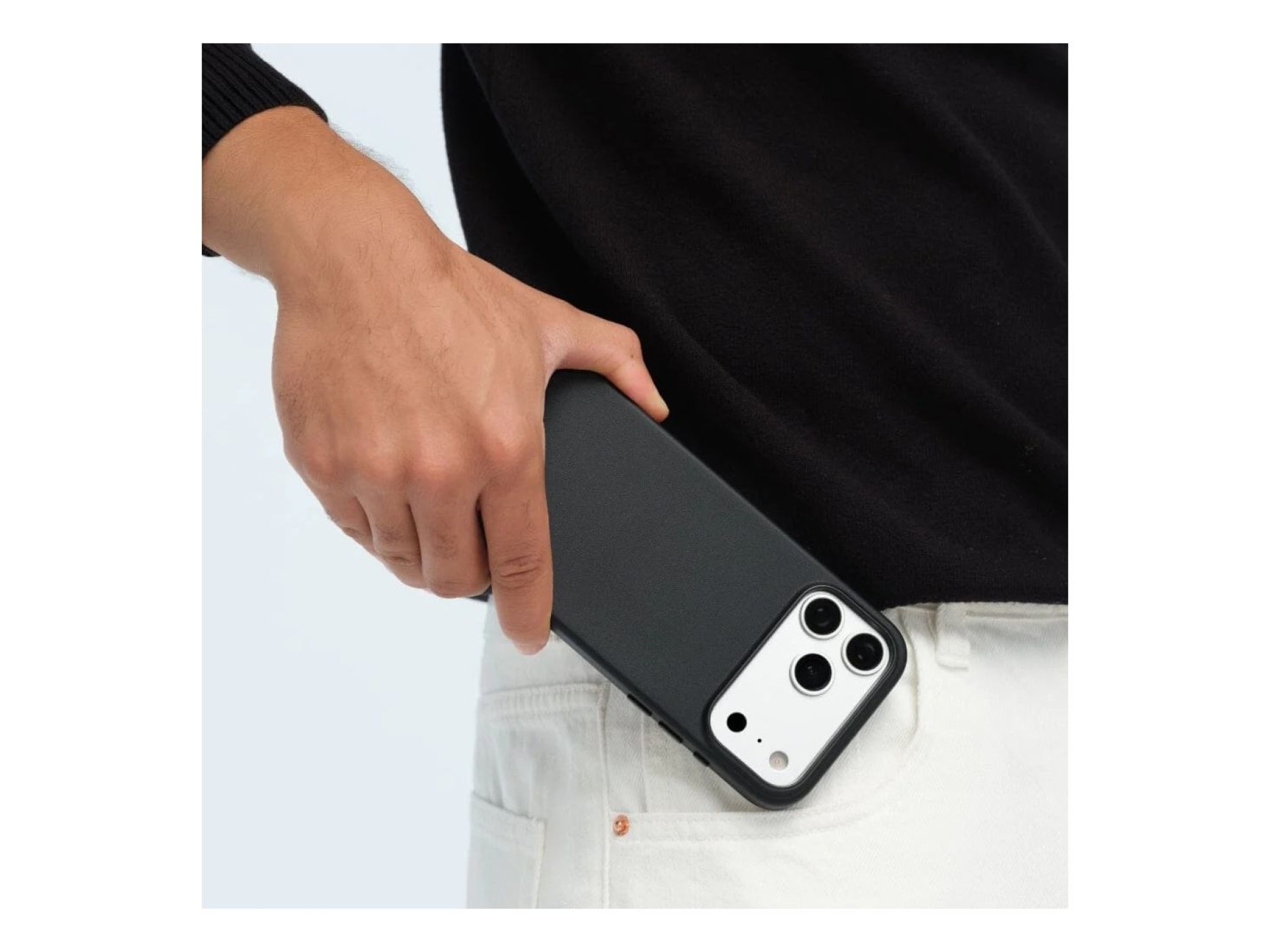 Funda Moft Snap Movas MagSafe para iPhone 17 Pro Max negra