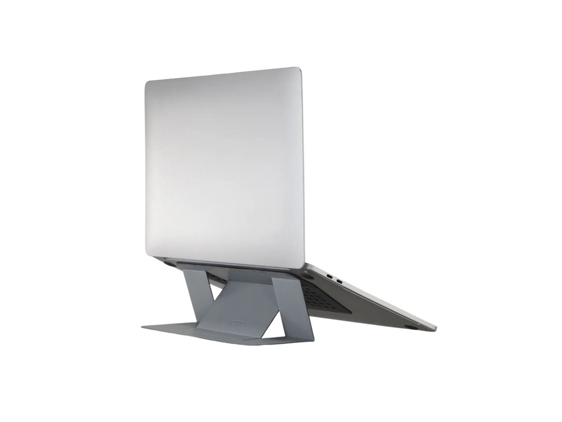 Suporte adesivo para laptop Moft Movas cinza
