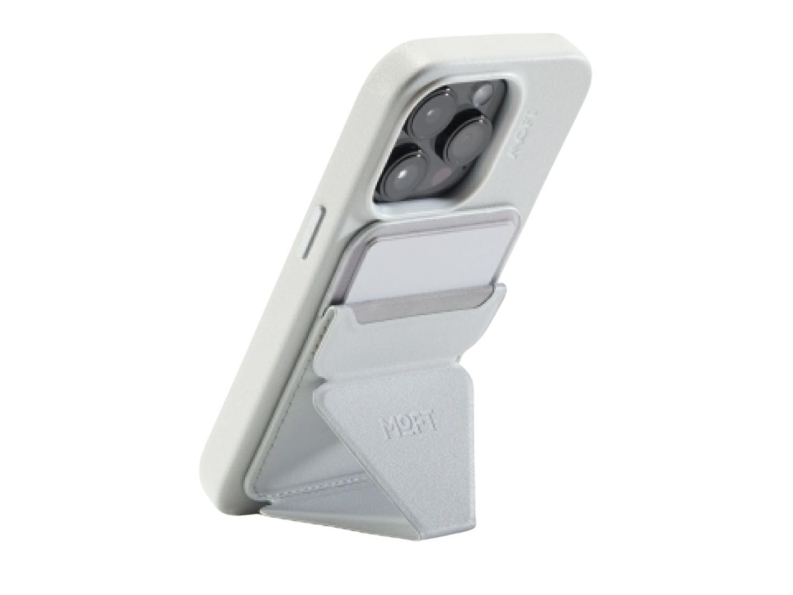 Moft Movas Snap-On MagSafe Magnetic Wallet and Phone Stand misty cove
