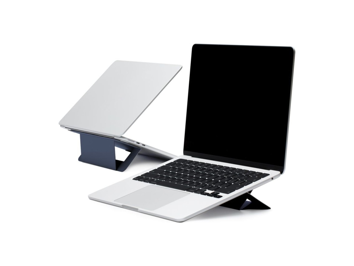 Suporte autoadesivo para laptop Moft Airflow Movas cinza