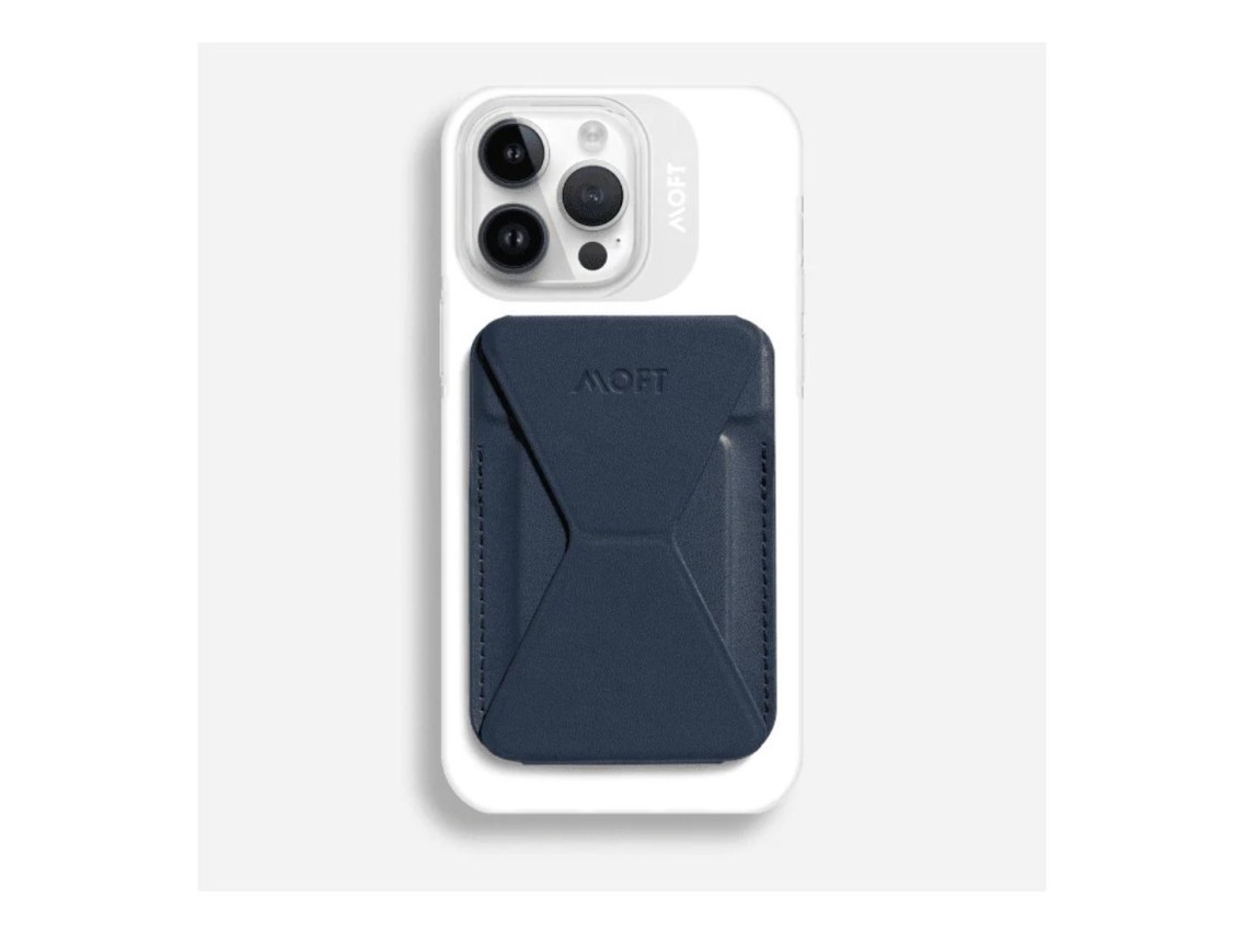 Moft X Mini Self-Adhesive Wallet and Phone Stand deep blue