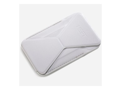 Carteira magn�tica e suporte para celular Moft Movas Snap-On MagSafe, cor mist cove