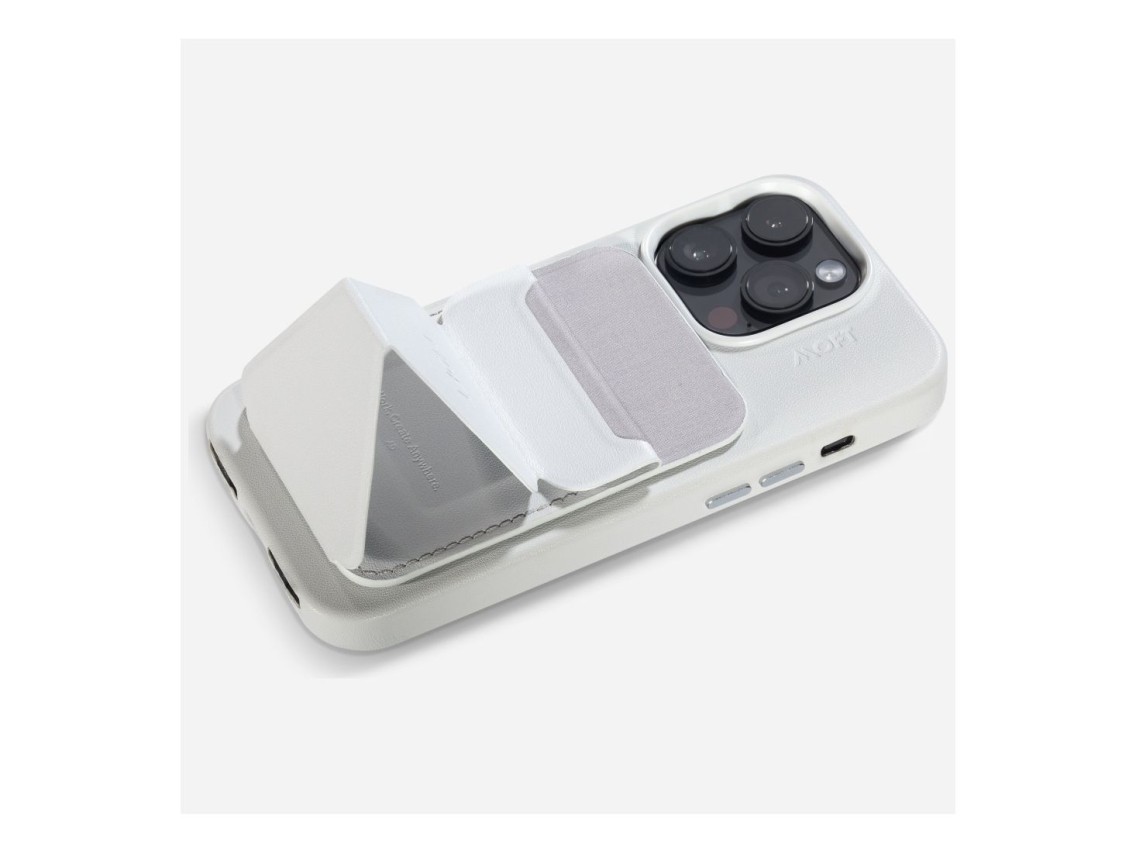 Cartera magnética y soporte para teléfono Moft Movas Snap-On MagSafe Misty Cove