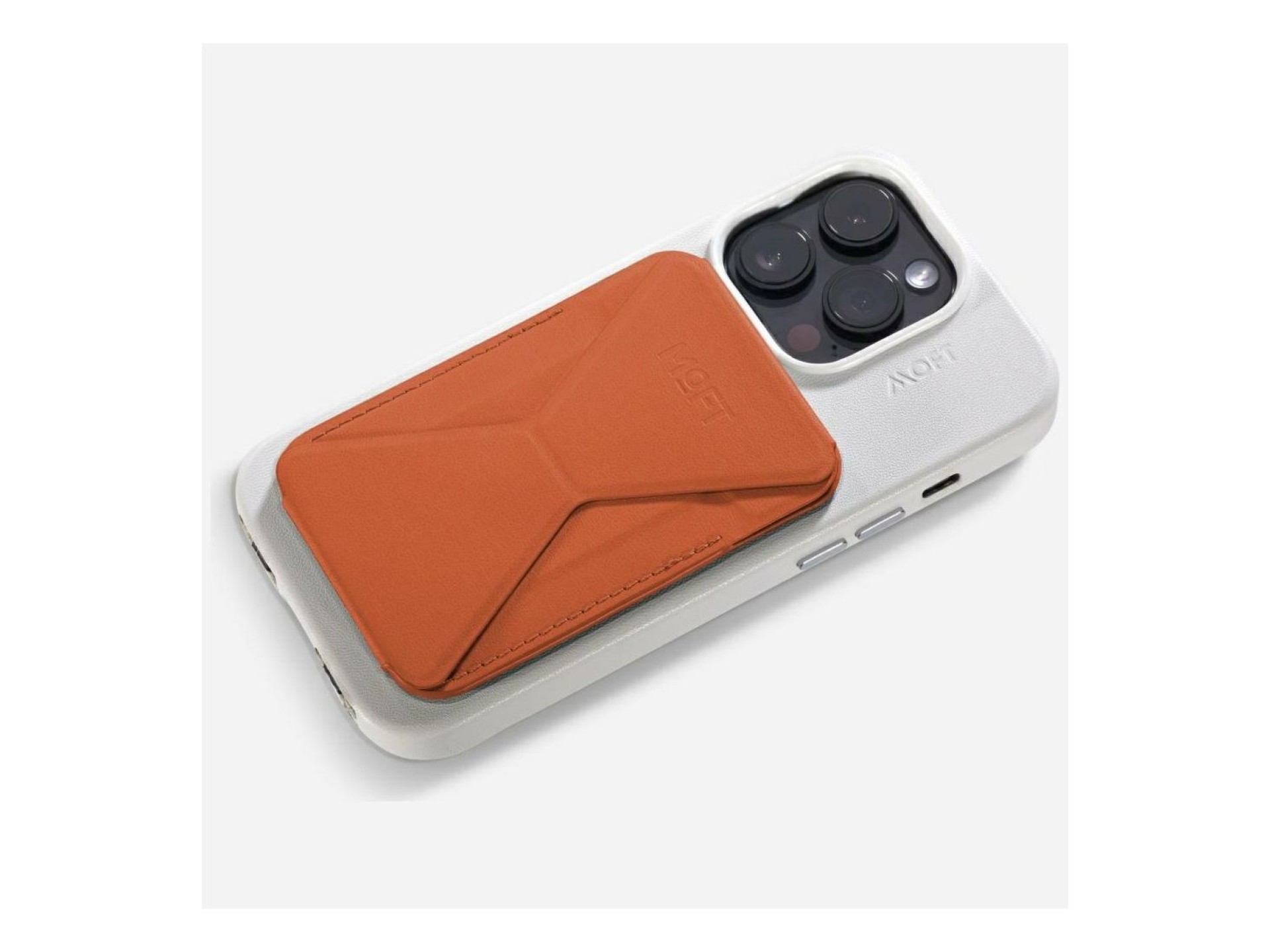 Moft Movas Snap-On MagSafe Magnetic Wallet and Phone Stand sunrise