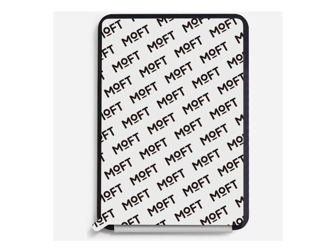 Carteira autoadesiva e suporte para celular Moft Movas, cor mist cove
