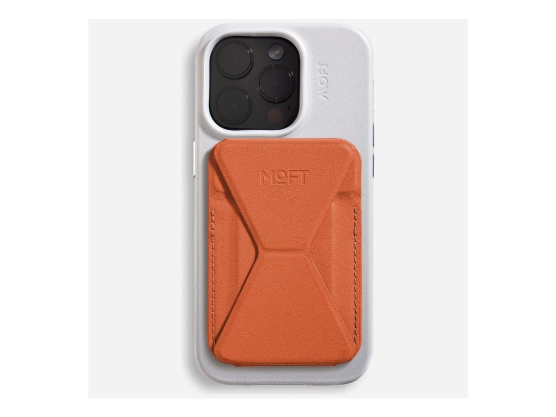Moft Movas Snap-On MagSafe Magnetic Wallet and Phone Stand sunrise