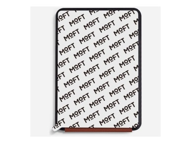 Cartera y soporte para tel�fono autoadhesivo Moft Movas, color marr�n.