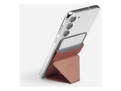 Moft Movas Self-Adhesive Wallet and Phone Stand brown