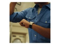 Correa Moft Snap Duo para Apple Watch 1-5/6/7/8/9/10/11/SE/SE 2/SE 3 (38/40/41/42 mm) blanco/negro