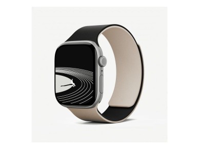Pulseira Moft Snap Duo para Apple Watch 1-5/6/7/8/9/10/11/SE/SE 2/SE 3 (38/40/41/42 mm) branca/preta