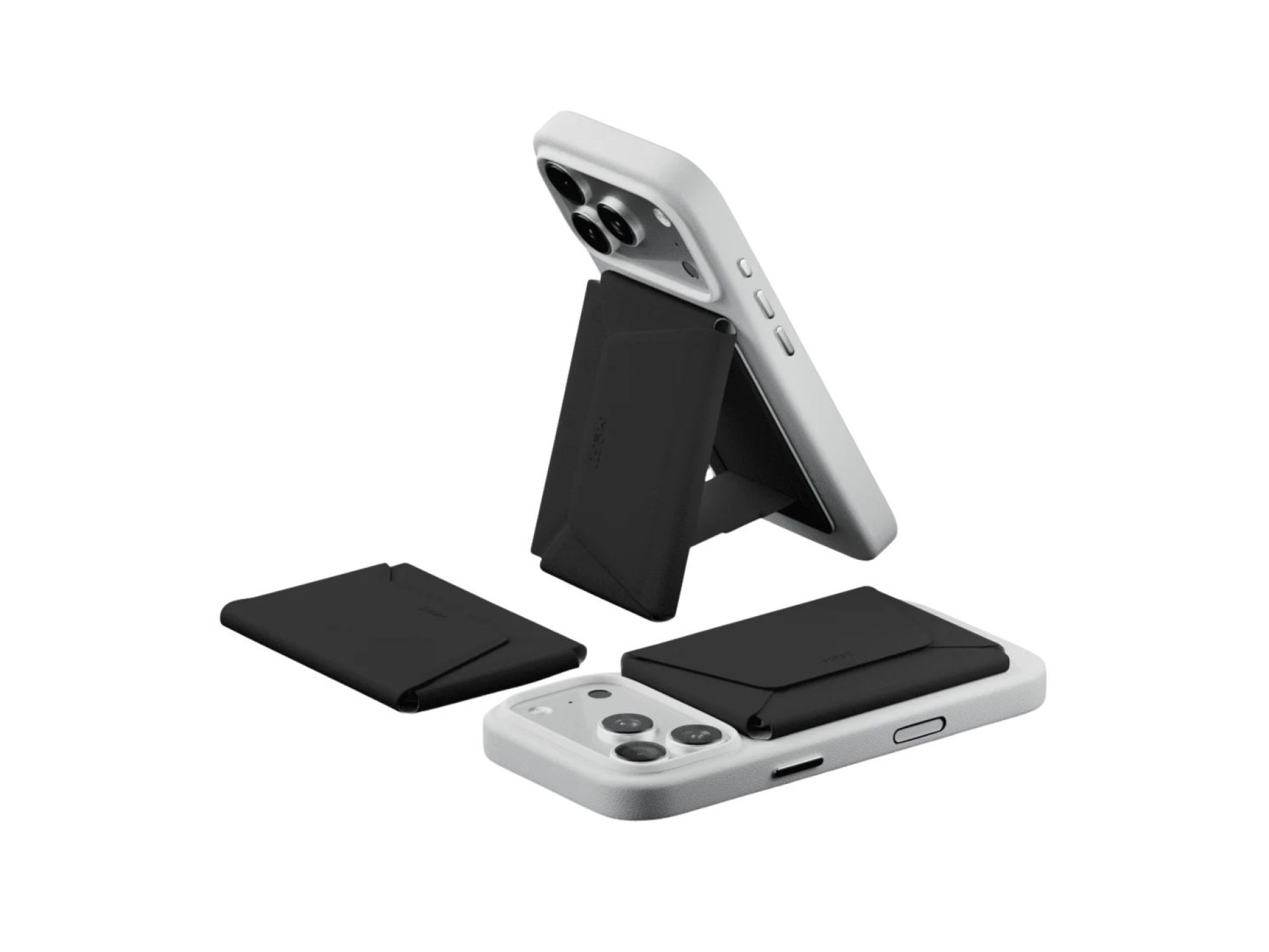 Moft Agile Travel MagSafe Magnetic Wallet for Tripod in black