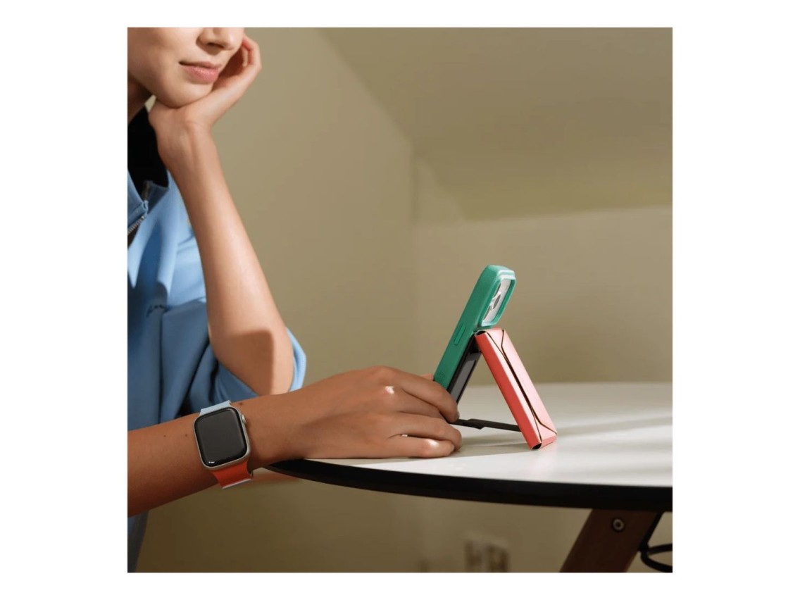 Carteira magnética Moft Agile Travel MagSafe para tripé na cor argila