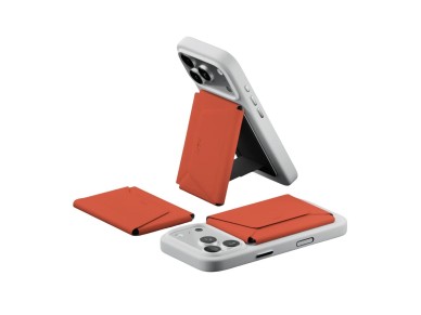 Carteira magnética Moft Agile Travel MagSafe para tripé na cor argila Carteira magnética Moft Agile Travel MagSafe para tripé na cor argila