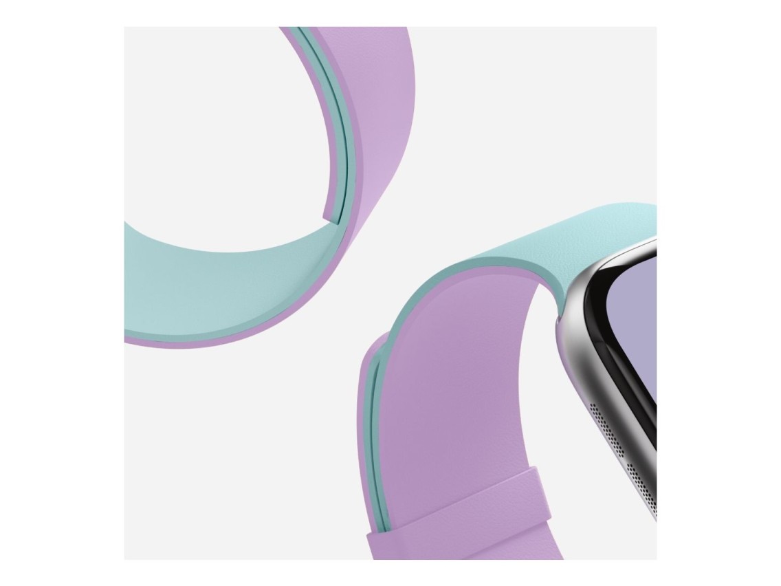 Moft Snap Duo Strap for Apple Watch 1-5/6/7/8/9/10/11/SE/SE 2/SE 3 (38/40/41/42 mm) navy peony/aqua