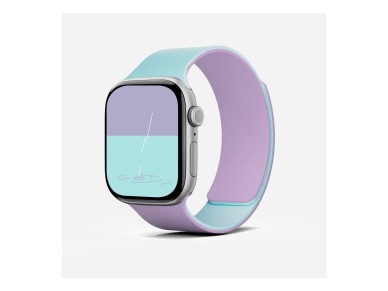 Pulseira Moft Snap Duo para Apple Watch 1-5/6/7/8/9/10/11/SE/SE 2/SE 3 (38/40/41/42 mm) azul marinho