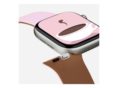 Pulseira Moft Snap Duo para Apple Watch 1-5/6/7/8/9/10/11/SE/SE 2/SE 3 (38/40/41/42 mm) rosa/marrom