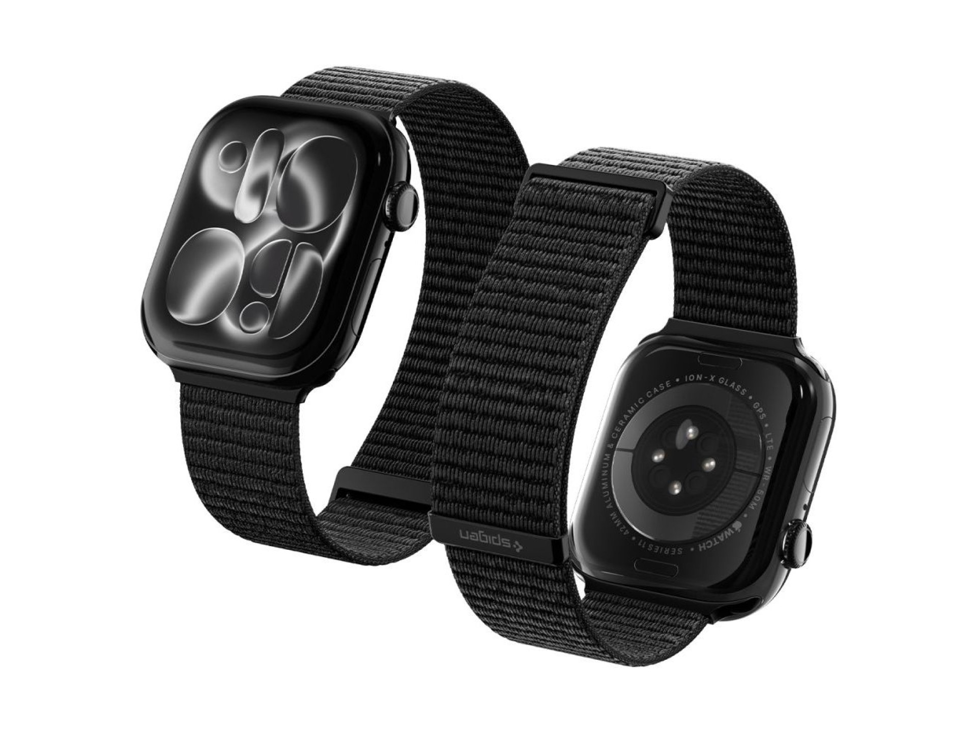 Spigen WBF01 Band for Apple Watch 44 / 45 / 46 / 49 mm - black