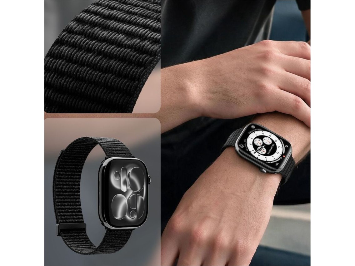 Spigen WBF01 Band for Apple Watch 44 / 45 / 46 / 49 mm - black