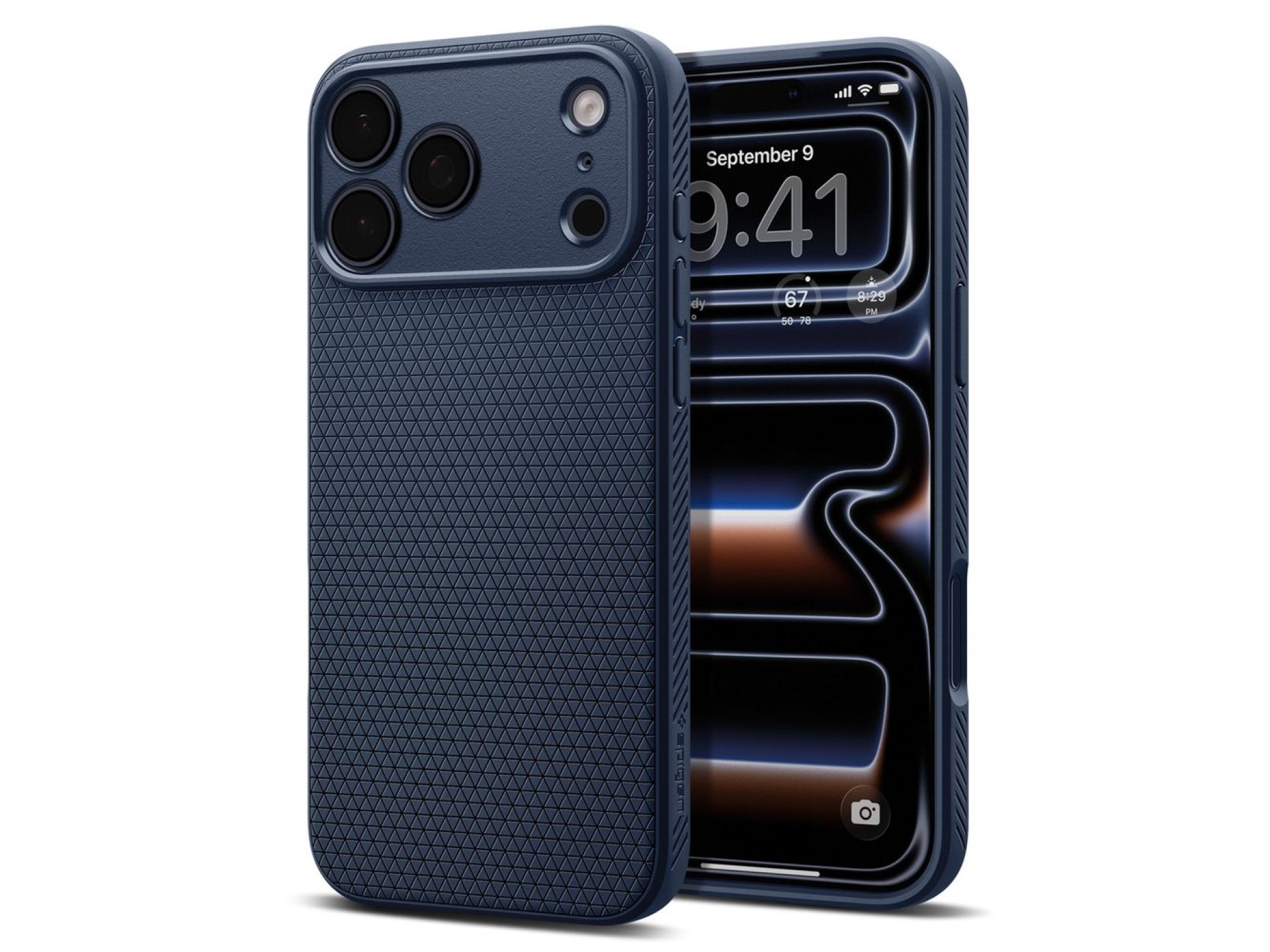 Capa Spigen Liquid Air para iPhone 18 Pro Max / 17 Pro Max - Azul Marinho