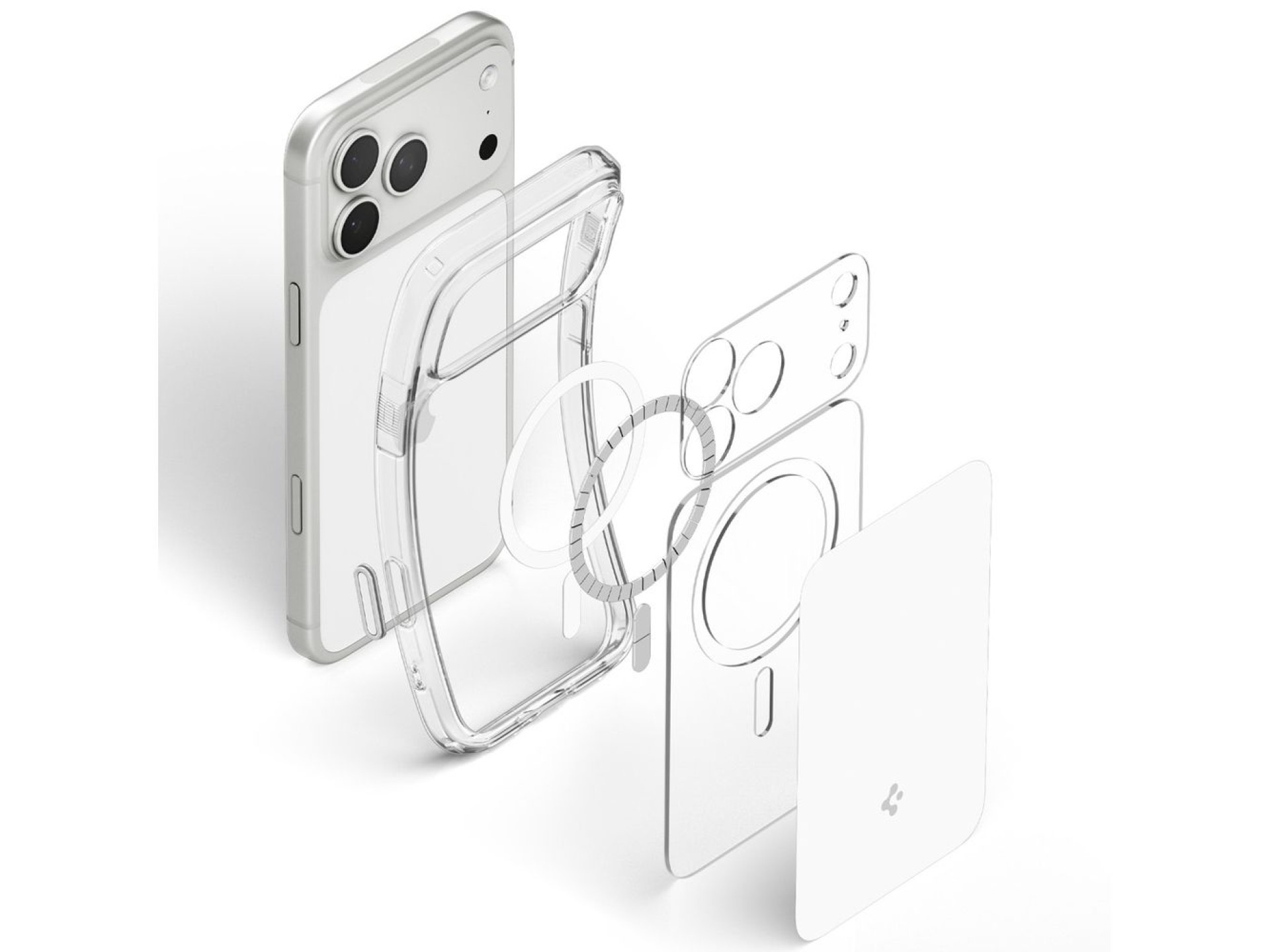Capa Spigen Ultra Hybrid MagSafe para iPhone 18 Pro Max / 17 Pro Max - Branca