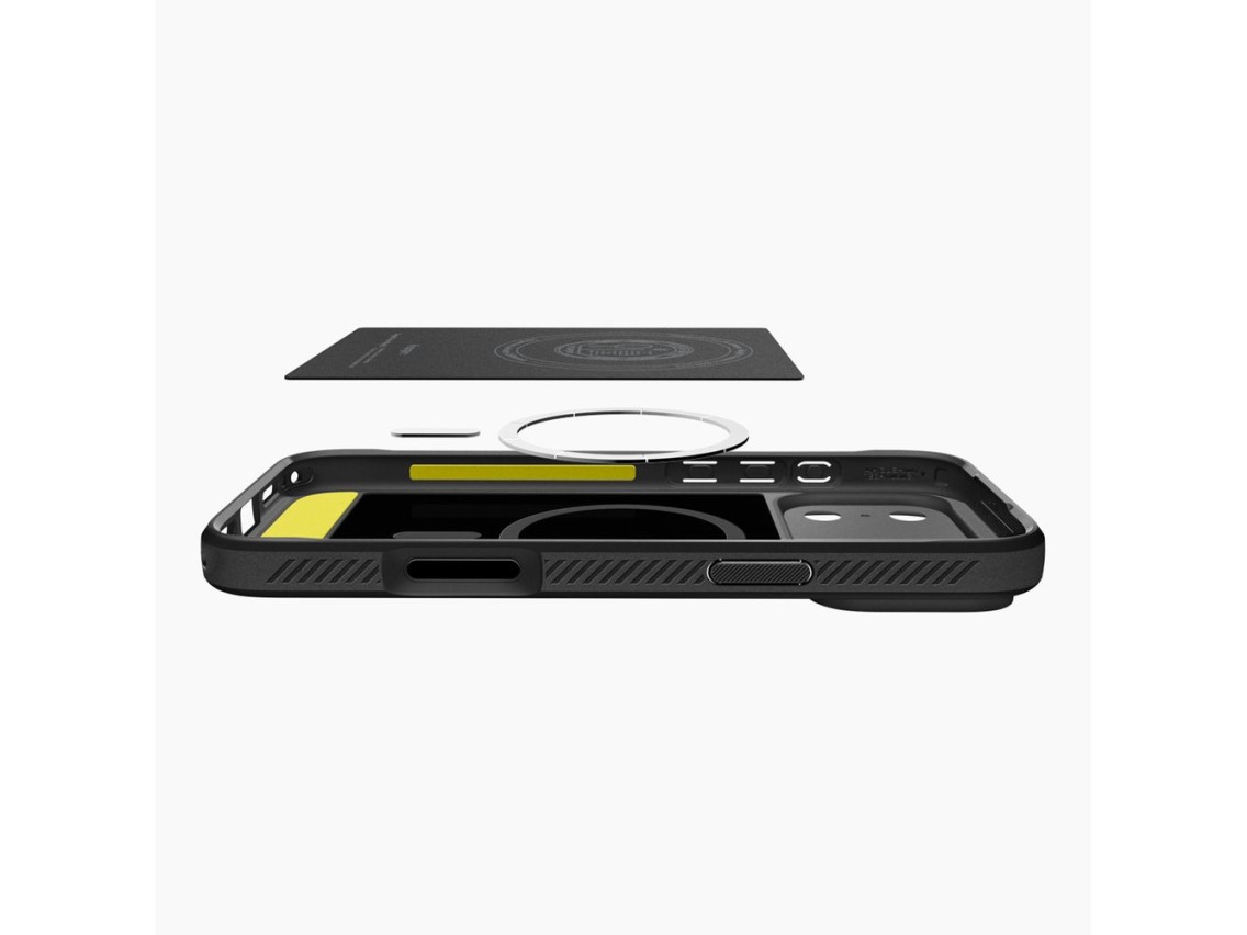 Spigen Rugged Armor MagSafe Case for iPhone 18 Pro / 17 Pro - Matte Black