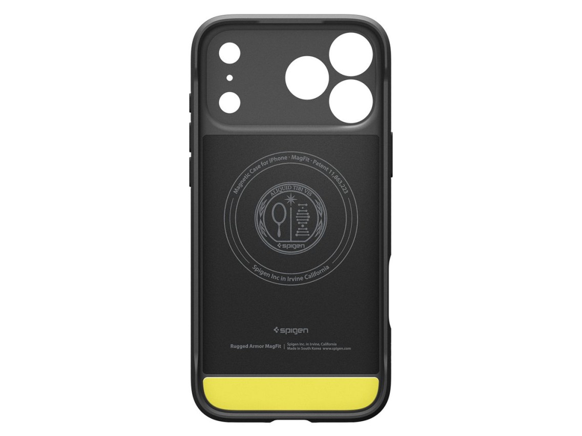 Spigen Rugged Armor MagSafe Case for iPhone 18 Pro / 17 Pro - Matte Black