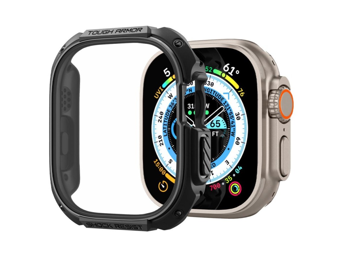 Capa Spigen Tough Armor para Apple Watch Ultra 49 mm - preta