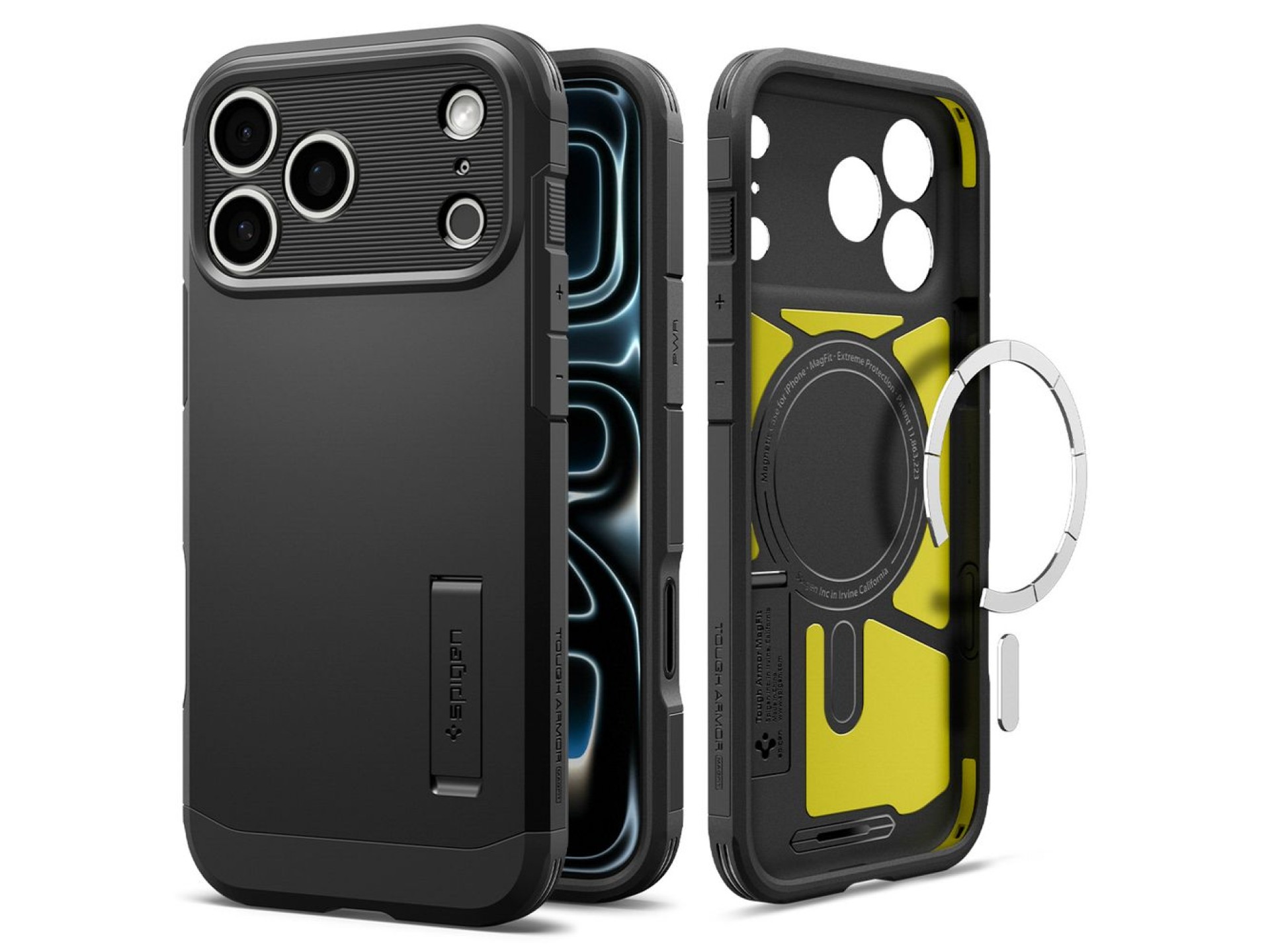 Spigen Tough Armor MagSafe case for iPhone 18 Pro / 17 Pro - black