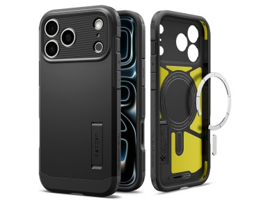 Spigen Tough Armor MagSafe case for iPhone 18 Pro / 17 Pro - black Spigen Tough Armor MagSafe case for iPhone 18 Pro / 17 Pro - black
