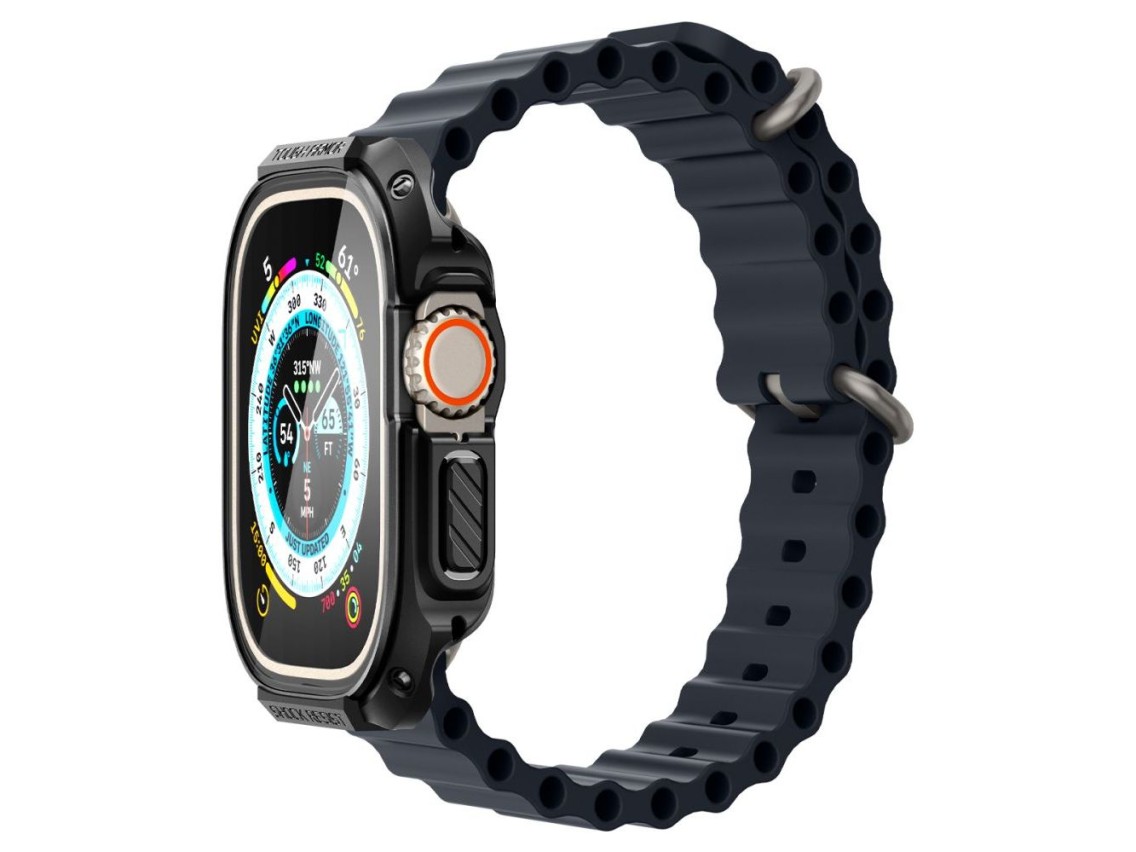 Capa Spigen Tough Armor para Apple Watch Ultra 49 mm - preta