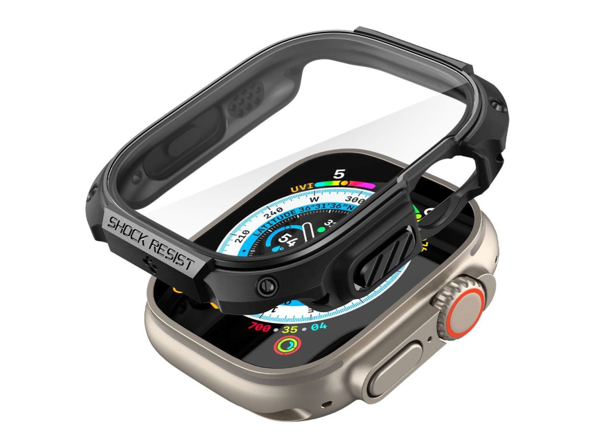 Capa Spigen Tough Armor para Apple Watch Ultra 49 mm - preta