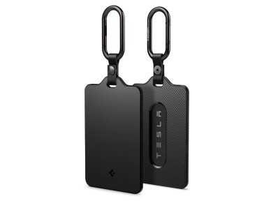 Porta-cart�es Spigen TO243 para chaves de carro Tesla - Preto