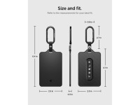 Spigen TO243 Tesla Key Card Holder for Car Keys - Black Spigen TO243 Tesla Key Card Holder for Car Keys - Black