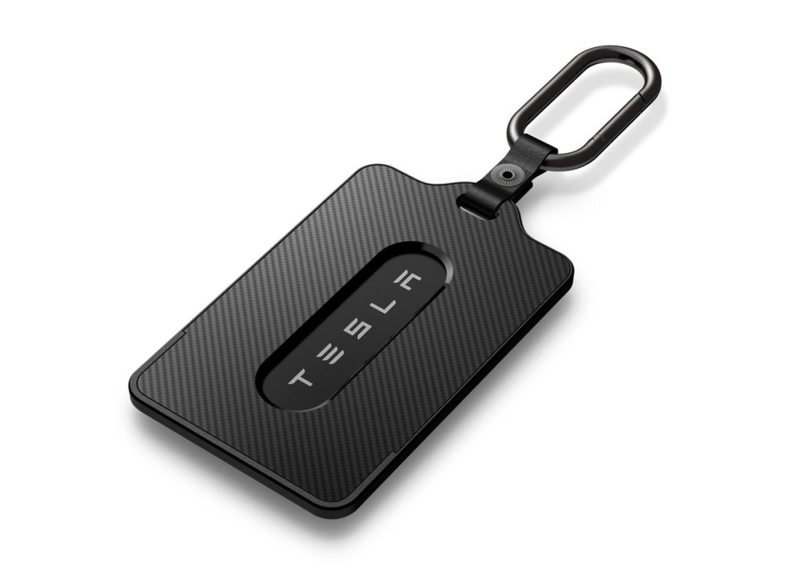 Spigen TO243 Tesla Key Card Holder for Car Keys - Black