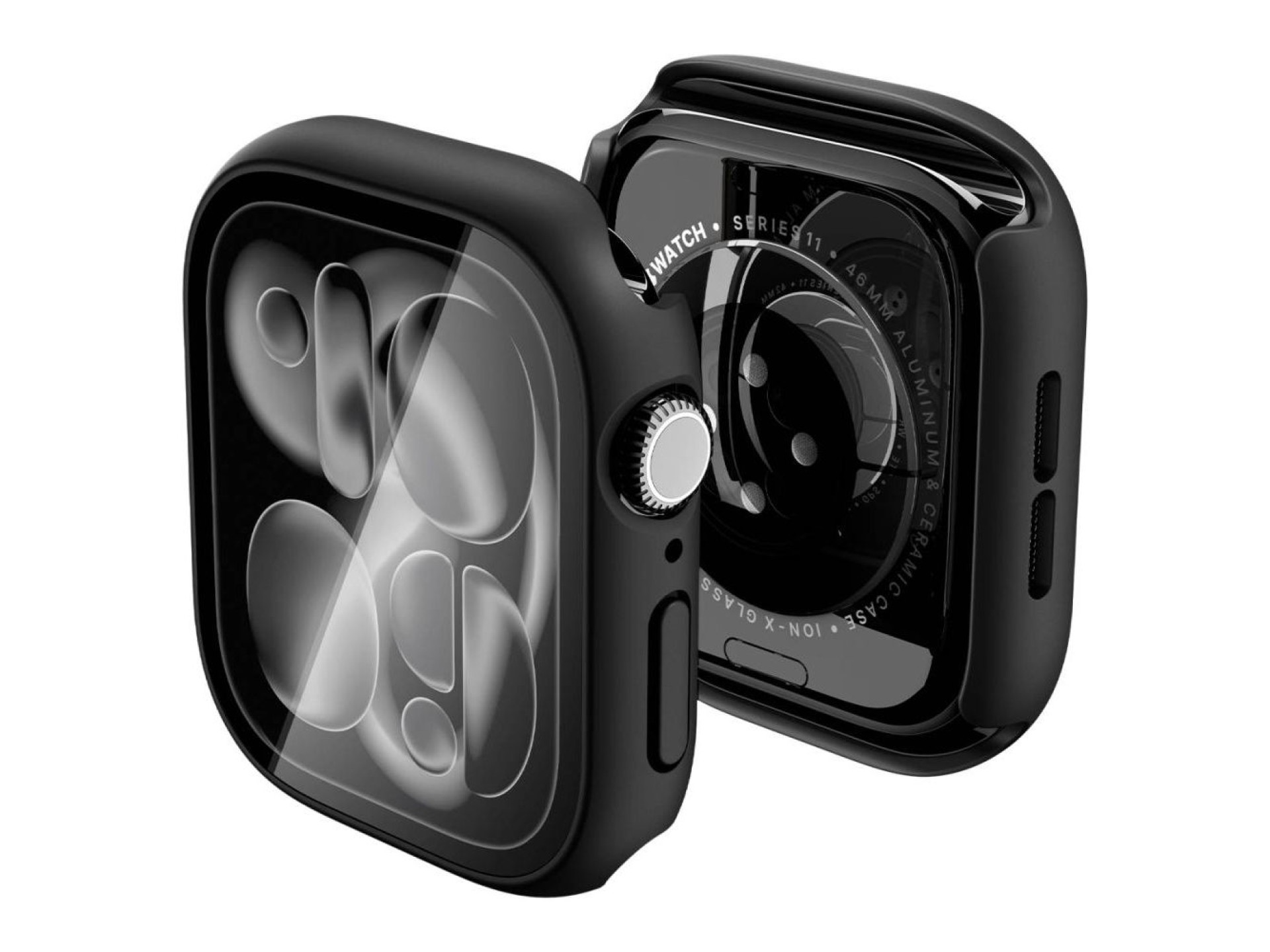 Funda Spigen Thin Fit 360 para Apple Watch de 46 mm - Negra