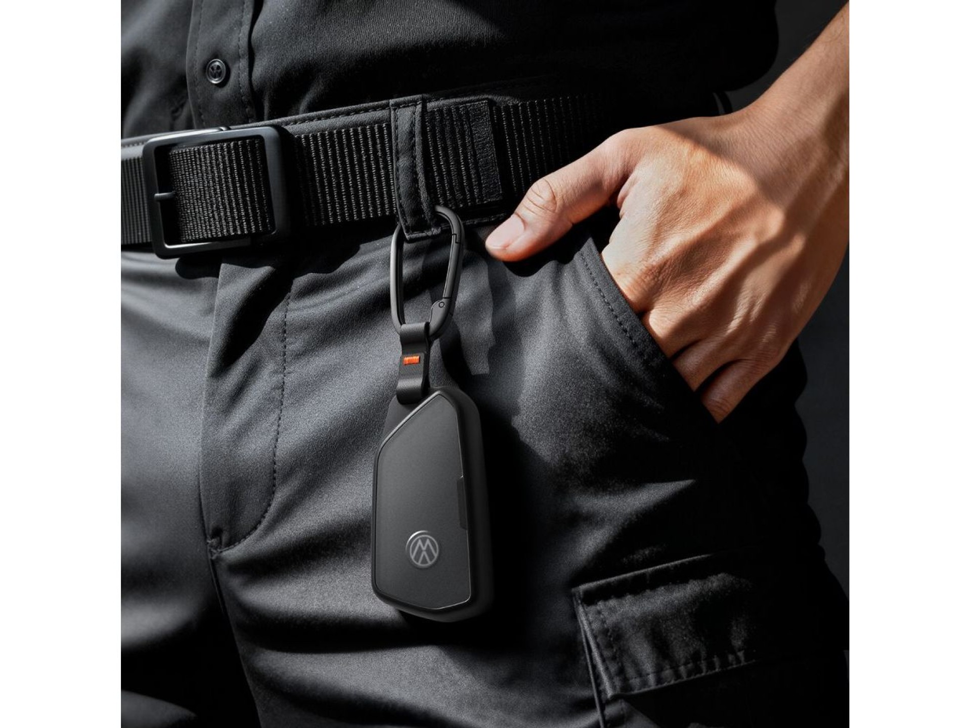 Capa para chaveiro Spigen VK100 para chaves de carro - Preta
