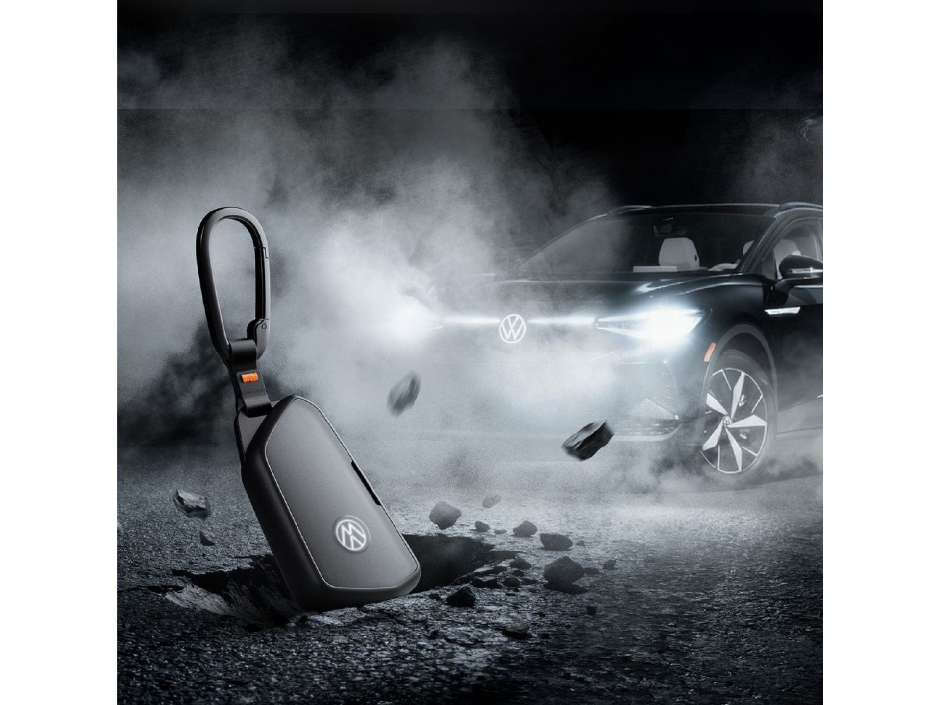 Capa para chaveiro Spigen VK100 para chaves de carro - Preta