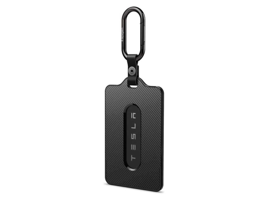 Spigen TO243 Tesla Key Card Holder for Car Keys - Black