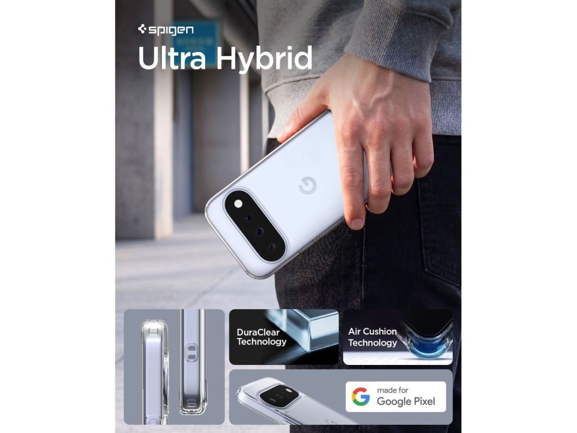 Spigen Ultra Hybrid Case for Google Pixel 11 - Transparent