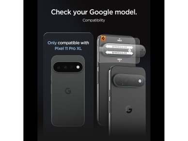 Protector de pantalla de cristal templado Spigen Optik Pro HD (paquete de 2) para Google Pixel 11 Pr