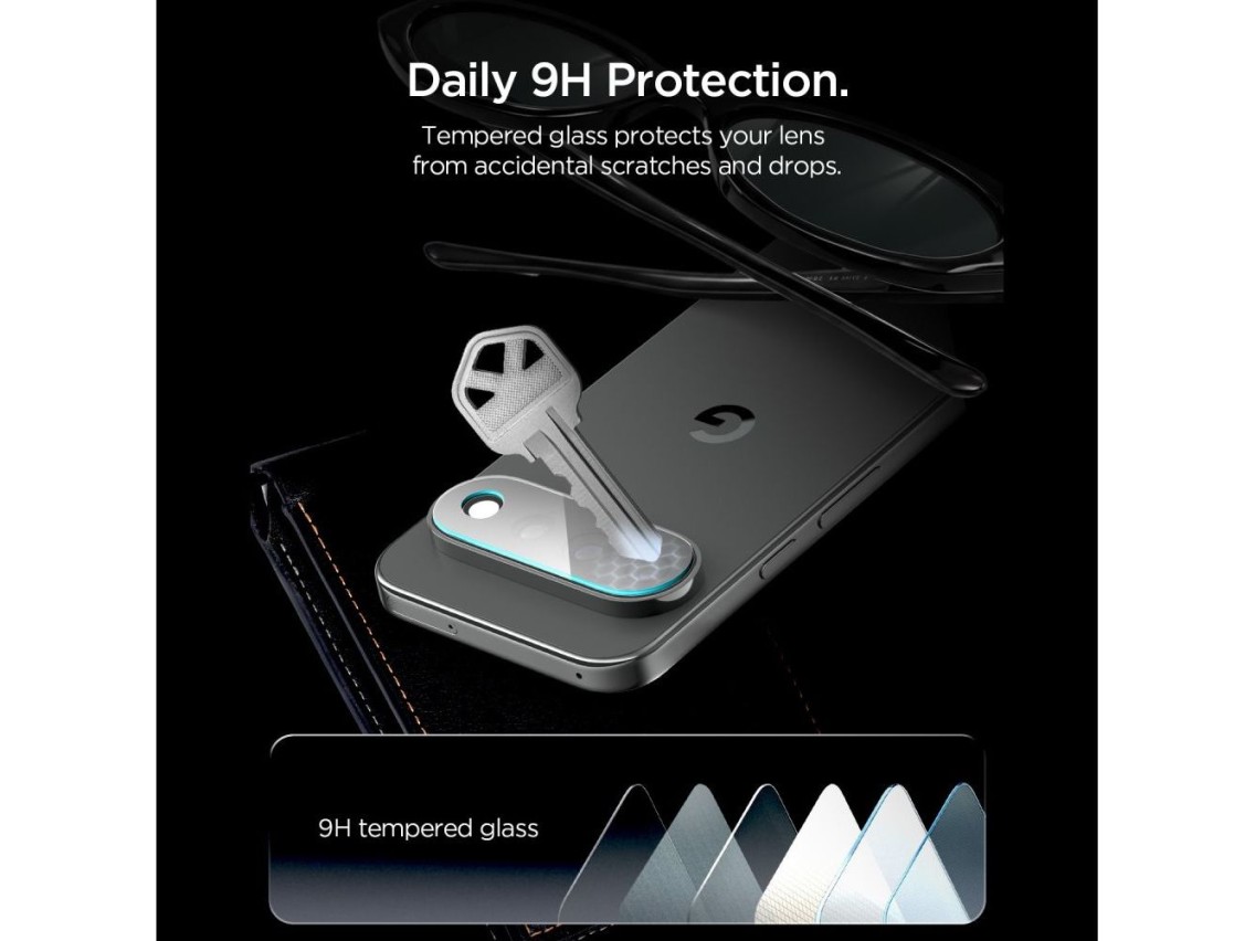 Spigen Optik Pro HD 2-Pack Tempered Glass Lens Screen Protector for Google Pixel 11 Pro