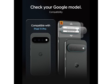 Protector de pantalla de cristal templado Spigen Optik Pro HD (paquete de 2) para Google Pixel 11 Pr